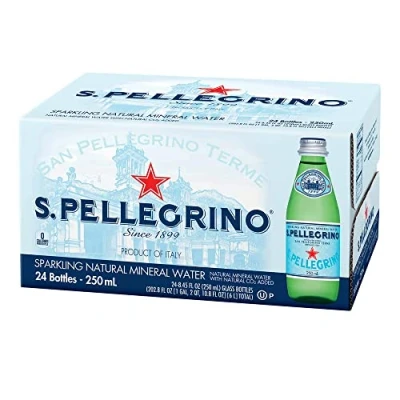 Afbeelding van San Pellegrino Mineraal Water 25cl Koolzuurhoudend Doos 24 Stuks