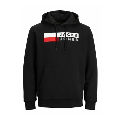 Afbeelding van Jack &amp; Jones Jjecorp Hoodie black, Heren, Maat: 6XL, Black