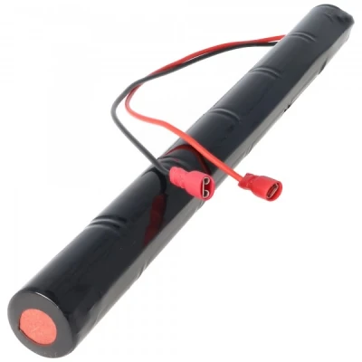 Afbeelding van Batterij voor noodlicht NiCd 7.2V 2500mAh L1x6 Baby C met 300 mm kabel vervangt Beghelli 415258001