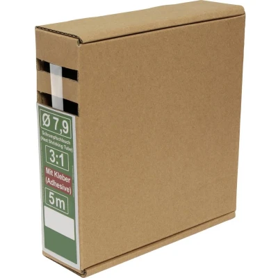 Afbeelding van Quadrios 25CA501 Krimpkous met lijm Transparant Krimpverhouding:3:1 5 m