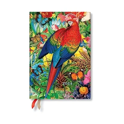 Afbeelding van Agenda 2024 Paperblanks Tropical Garden Midi 7dg hor