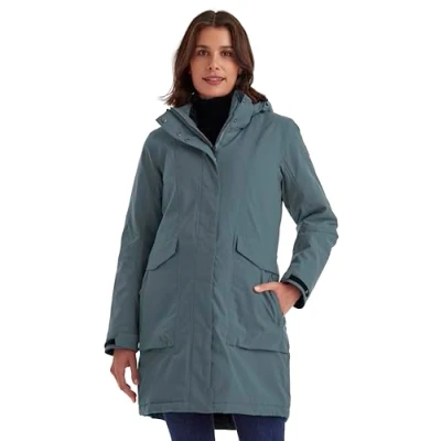 Afbeelding van Killtec Functionele parka voor dames, parka/waterdichte jas met afneembare capuchon dames