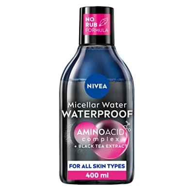 Afbeelding van NIVEA MicellAIR professionele waterdichte make up remover (400 ml), oogmake upremover, huidreiniger,