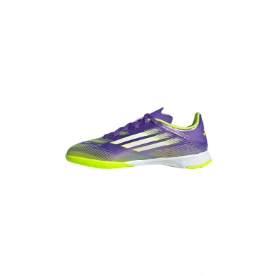 Afbeelding van adidas Performance F50 League Indoor Voetbalschoenen Kids Kinderen Paars 28