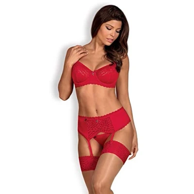 Afbeelding van Obsessive Jolierose 3 st. Set Rood S/M
