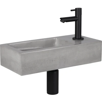 Afbeelding van Fonteinset Differnz Juti (Beton, Matzwart)