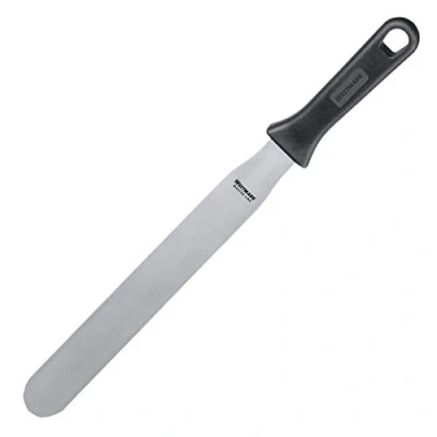 Afbeelding van Westmark Master Line 31242270 Professionele smeerpalet, recht en flexibel, afmetingen lemmet: 3,5 x 30,5 cm, lengte 43,5 roestvrij staal/kunststof, zwart/zilver