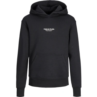 Afbeelding van Jack &amp; jones junior sweater voor jongens zwart maat 14j