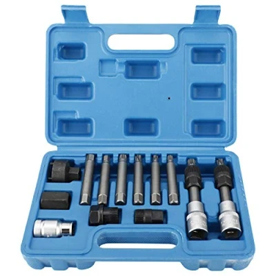 Afbeelding van FreeTec 13 stuks dopsleutels, dynamo katrol servicegereedschap