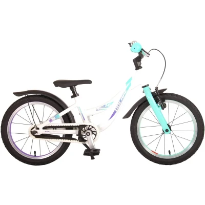 Afbeelding van Volare Glamour 16 Inch Meisjes Kinderfiets White Green + 20 Inruilkorting