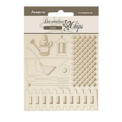 Afbeelding van Stamperia Garden Decorative Chips Tools (SCB214)