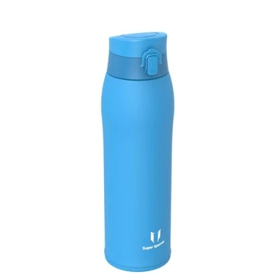 Afbeelding van Super Sparrow thermosfles, roestvrij staal, 950 ml, BPA vrij, bevat 2 deksels met rietje en sportdeksel