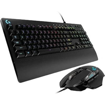 Afbeelding van Logitech G 502 Hero Krachtige gamingmuis, 25600 DPI optische sensor + G213 Prodigy QWERTZ Duits gamingtoetsenbord zwart