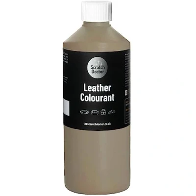 Afbeelding van Scratch Doctor Leather Colourant Snelle en eenvoudige reparatieverf voor leren banken, meubels, autostoelen, schoenen, tassen meer, Beige 250ml