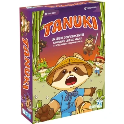 Afbeelding van Asmodee Synapses Games Tanuki gezelschapsspellen kaartspellen spel voor kinderen, volwassenen en familie vanaf 7 jaar 3 tot 6 spelers 20 minuten Franse versie
