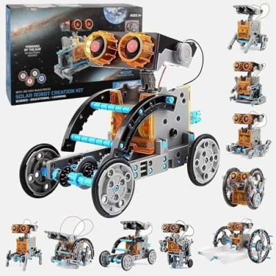 Afbeelding van Robotset op zonne energie, robot bouwset, 29 in 1 robot, speelgoed voor kinderen, modelauto, bouwspellen, robotica, educatief, buiten, wetenschappelijke experimenten, cadeau