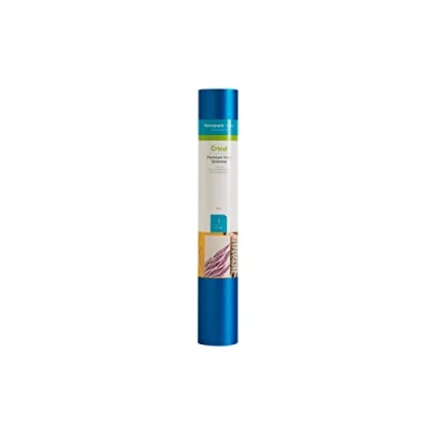 Afbeelding van Cricut Shimmer Permanent, blauw, 30,5 cm x 1,2 m (12 48), rol van vinyl, zelfklevend, voor gebruik met alle snijmachines,