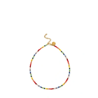Afbeelding van Singularu Rainbow Crystals Ketting goldcoloured, Dames, Maat: One Size, Gold coloured