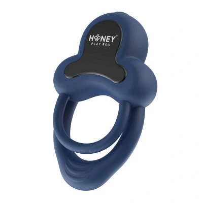 Afbeelding van HoneyPlayBox Anello App Controlled Vibrating Double Cock Ring with Clitor