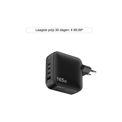 Afbeelding van Sitecom 165W GaN Power Delivery Wandoplader