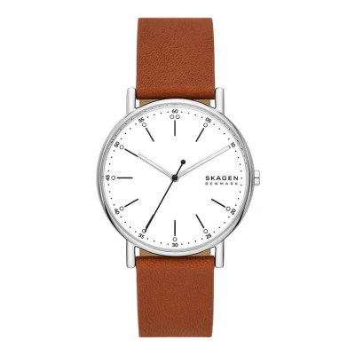 Afbeelding van Skagen Horloge, Heren, Maat: One Size, Brown