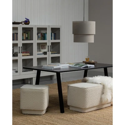 Afbeelding van Eettafel combi tablo 220 x 90 cm blacknight