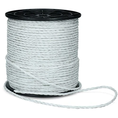 Afbeelding van Schrikkoord Plus 6 mm wit 200 meter