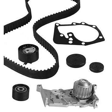 Afbeelding van METELLI 30 0724 1 Waterpomp + Distributieriem Set Zonder pakking 132 27mm voor tandriemaandrijving RENAULT: MEGANE 3 Grandtour, CLIO