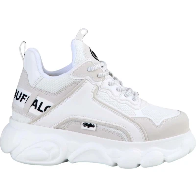 Afbeelding van Buffalo CHAI Sneakers laag, Dames, Maat: 36, White Imitatieleer/ textiel
