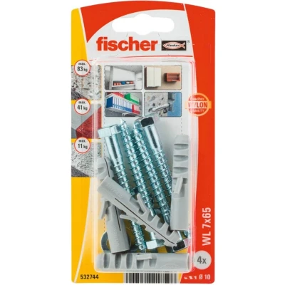 Afbeelding van Fischer Sanitairbevestiging WL 7 x 65 (Per 4 stuks)