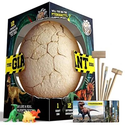 Afbeelding van Dr. Daz Grand Oeufs de Dinosaure Kit d&#039;excavation Jouet pour enfant à partir 6 ans, fête d&#039;anniversaire
