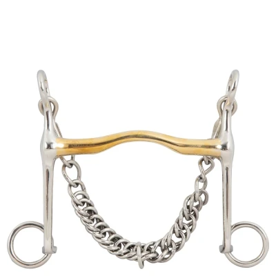 Image de BR Mors de Dressage Soft Contact Cisailles Basses 140mm 12mm 13,5cm