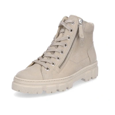 Afbeelding van Paul Green Korte laarzen, Dames, Maat: 43, Grained almond Nubukleer