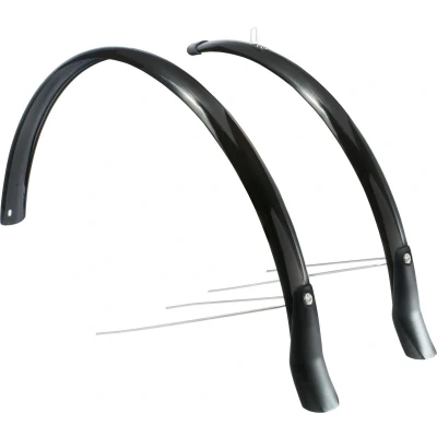 Afbeelding van Spatbordset Eurofender Snello 28&quot; x 46 mm zwart