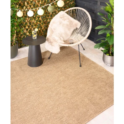 Afbeelding van Jute Buitenkleed Boho Bliss Beige 120x170 Cm