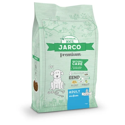 Afbeelding van Jarco Dog Natural Medium Adult Eend Hondenvoer 12.5 Kg 11 25