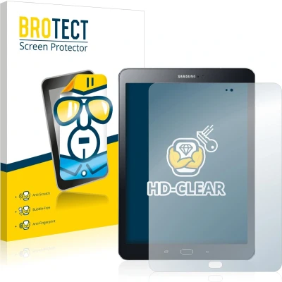 Afbeelding van BROTECT Screenprotector voor Samsung Galaxy Tab S2 9.7 Folie Beschermfolie transparant (2 Stuks)