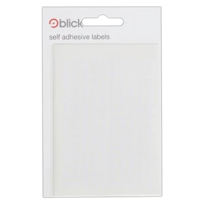 Afbeelding van Blick 980 stuks witte etiketten met gekleurde stippen, 5 mm, voor thuis, kantoor, familie, school, organisatie van vakantiekalender, planner,