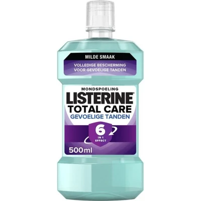 Afbeelding van 3x Listerine Mondwater Total Care Gevoelige Tanden 500 ml