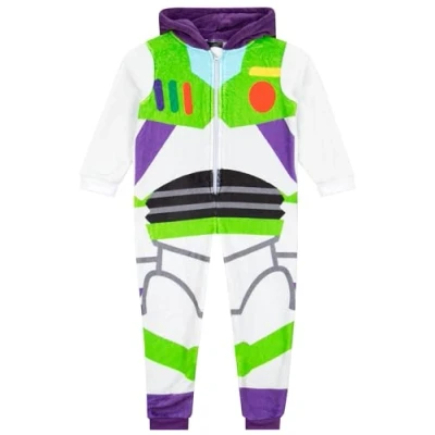 Afbeelding van Disney Toy Story Jumpsuit, pyjama voor kinderen, overpyjama jongens, rompertje overall 18 maanden E 8 jaar, Wit.