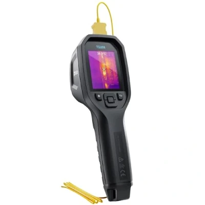 Afbeelding van FLIR TG268 spot super resolutie thermische camera met Bullseye laser: commerciële infraroodcamera voor gebouwinspectie, HVAC en elektriciteit