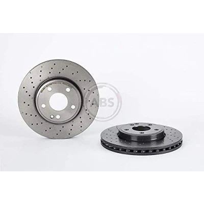 Image de 2 disques de frein brembo xtra vernis uv 09.b436.51