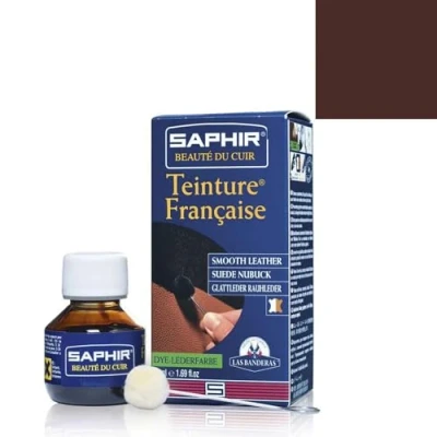 Afbeelding van Saphir Teinture française leerverf 35 Midden tabaksbruin