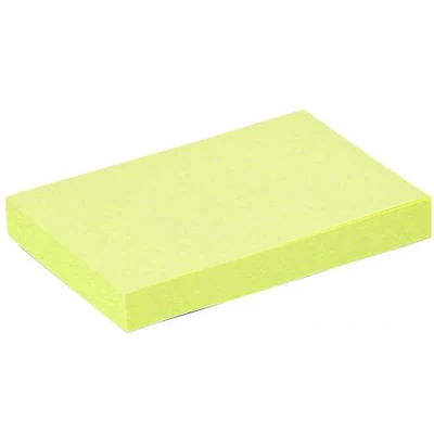 Afbeelding van Memoblok Quantore 51x76mm geel Omdoos a 6 stuk x 100 vel stuks