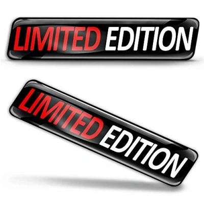 Afbeelding van Skino Eu® 2 x 3D flexibele stickers gelimiteerde editie voor auto motorfiets raam deur helm scooter skateboard fiets pc laptop tablet tuning KS 102