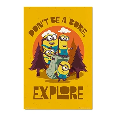 Afbeelding van Poster Minions Don’t Be A Bore Explore 61x91,5cm