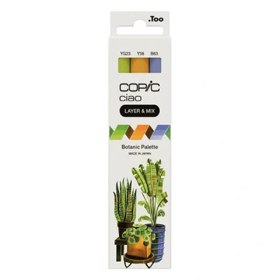 Image de Copic Ciao Layer &amp; Mix Botanic Palette jeu de marqueurs (3 pièces)