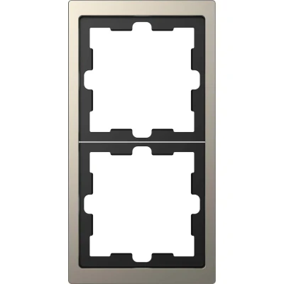 Afbeelding van Merten MEG4020 6550 Afdekking Frame System Design Nikkel