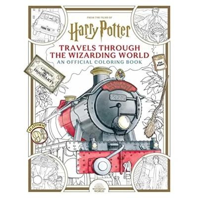 Afbeelding van Harry Potter: Travels Through the Wizarding World: An Official Coloring Book