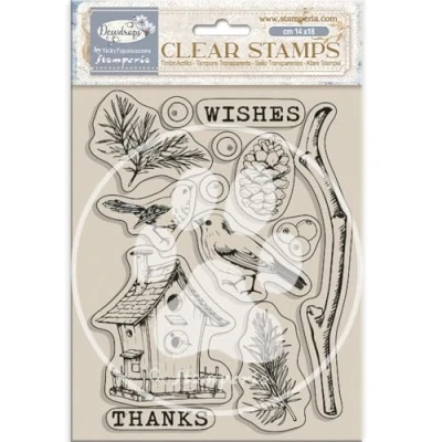 Afbeelding van Stamperia WTK206 Dewdrops decoratief papier, transparant, 14 x 18 1 cm